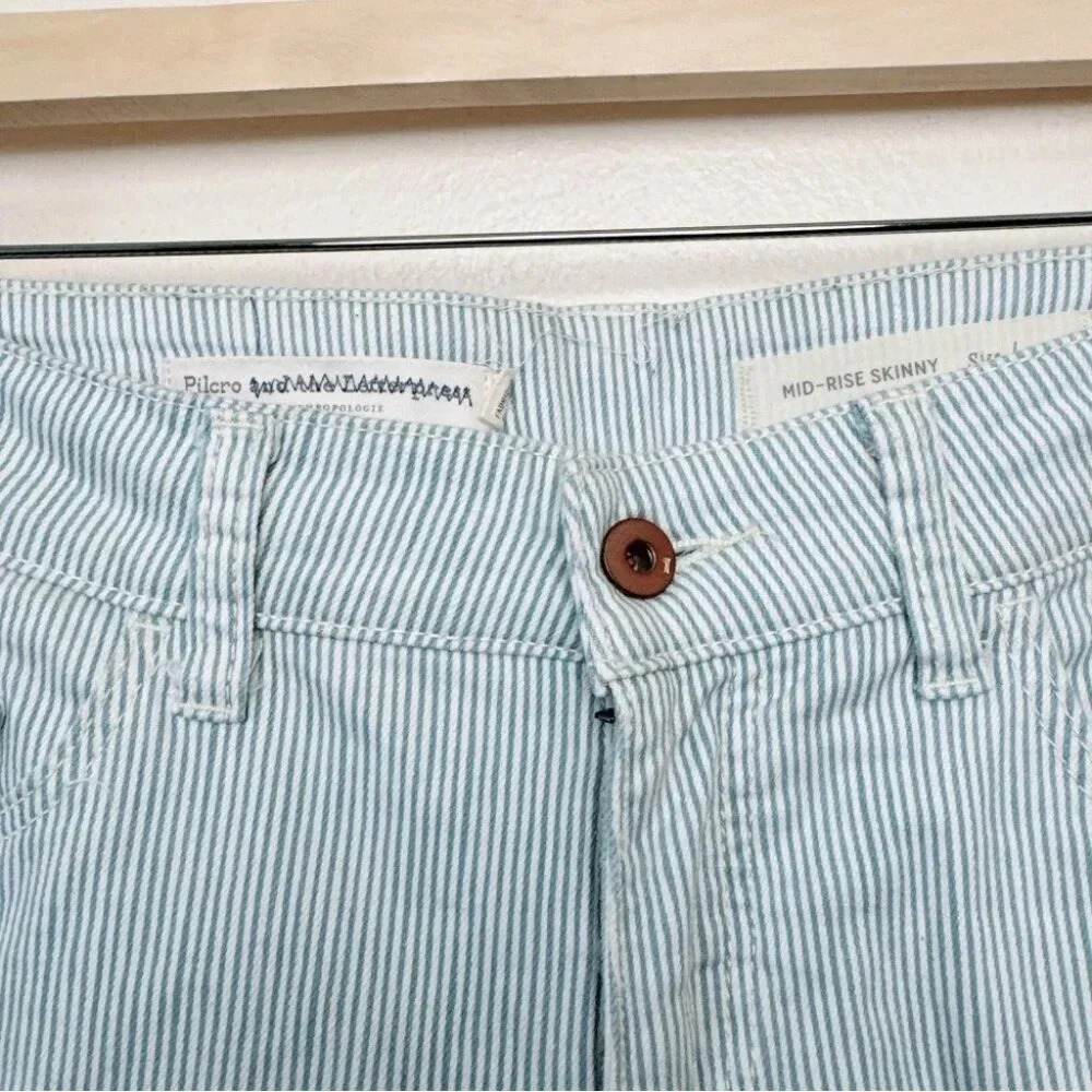 Anthropologie Womens 29 Pilcro Mid Rise Skinny Ankle Jeans - Picture 9 of 16